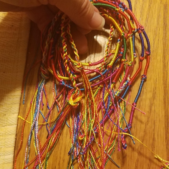 Assorted colors of handmade friendship bracelets 10 bracelets for $40 - Picture 4 of 12